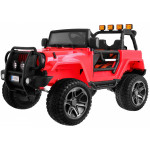 Elektrické autíčko Monster Jeep WXE1688 4x4 - červené